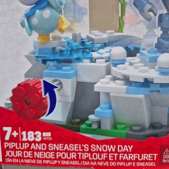 Mega Pokémon Piplup & Sneasel Snow Day Building Set – 183 Pieces | New - Picture 4 of 5